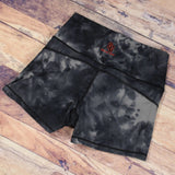 High Waist Shorts-Tie Dyed Series back view