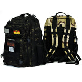 Tactical Gym Backpack Black Camo