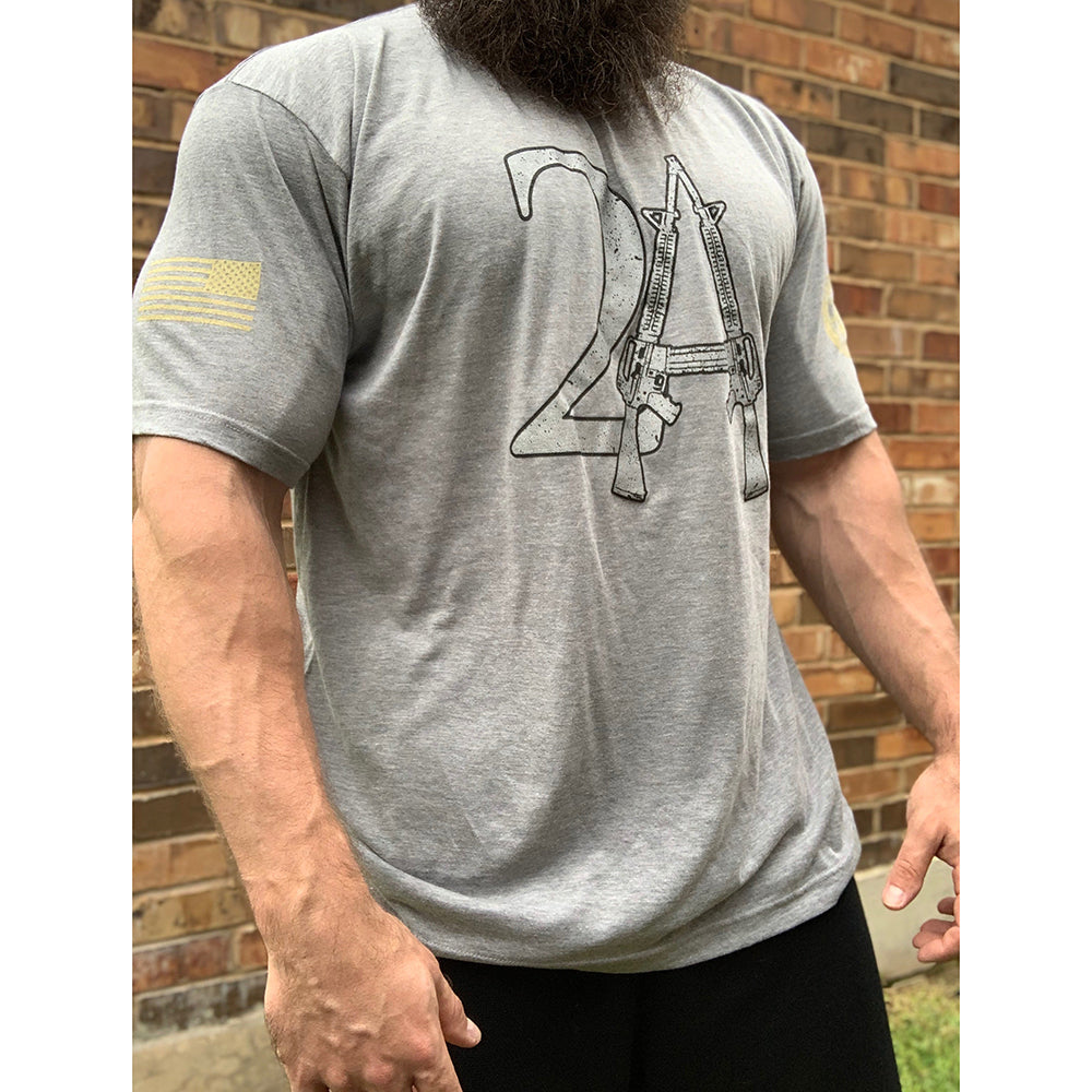 2A Second Amendment Crewneck T-Shirt | Gorilla GAINZ