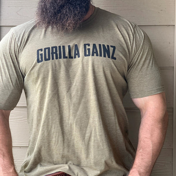 Gorilla Wear - Essential V-Neck T-Shirt - Gray – Numbskullz Fitness &  Survival