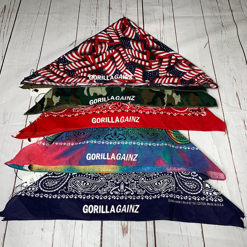 Gorilla GAINZ Dog Bandanas