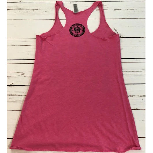 Dog Gainz Racerback Tank Back