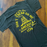 Don't Tread On Me Crewneck T-Shirt Black