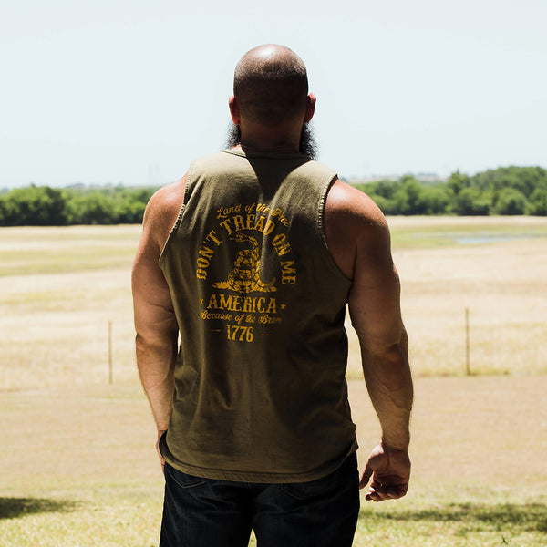 Don't Tread On Me Tank Top Back