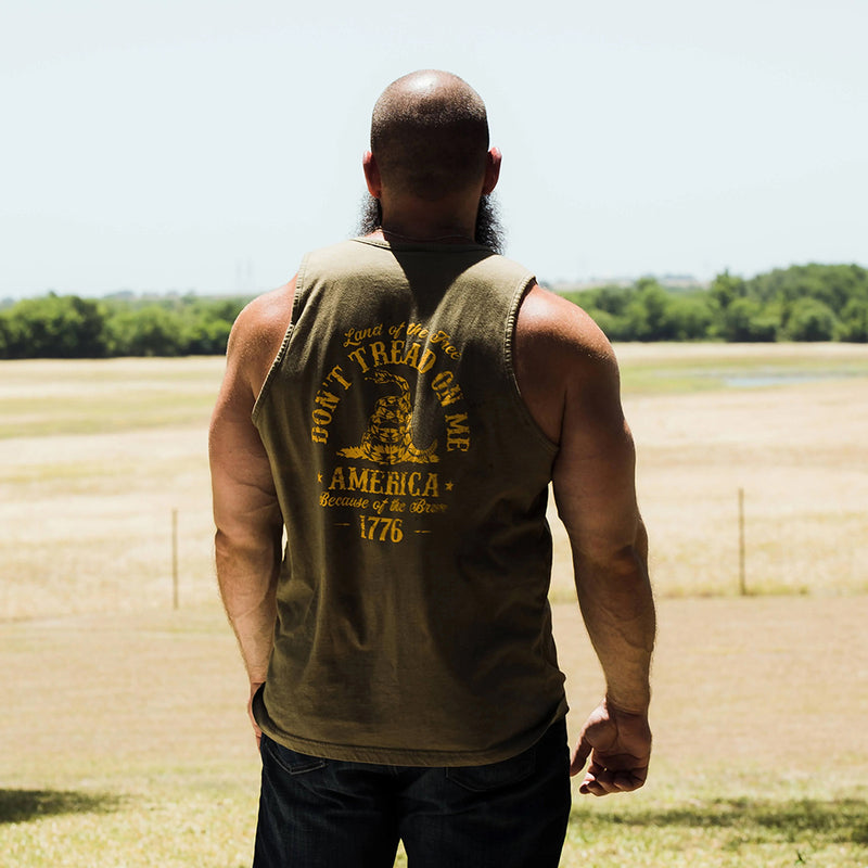 Don't Tread On Me Tank Top Back