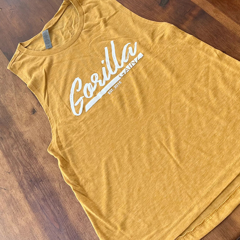 EST15 Women's Muscle Tank Golden Butter