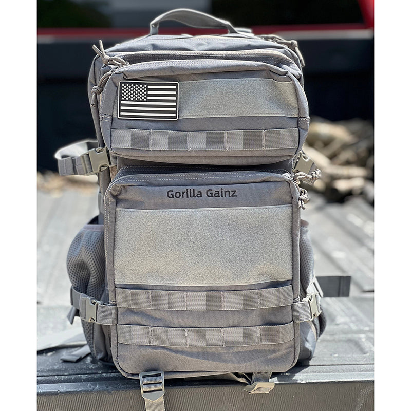 Gorilla GAINZ Performance Apparel Tactical Gym Backpack Gray