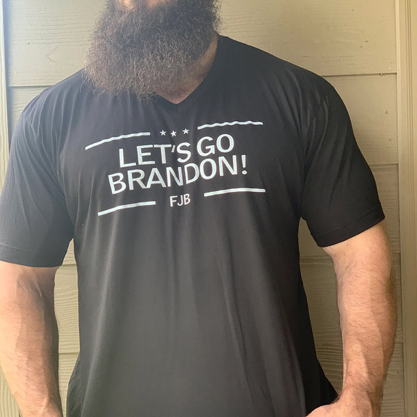 Let’s Go Brandon V-Neck T-Shirt
