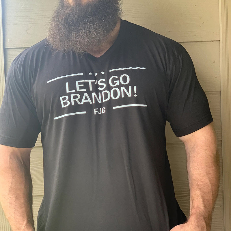 Let’s Go Brandon V-Neck T-Shirt