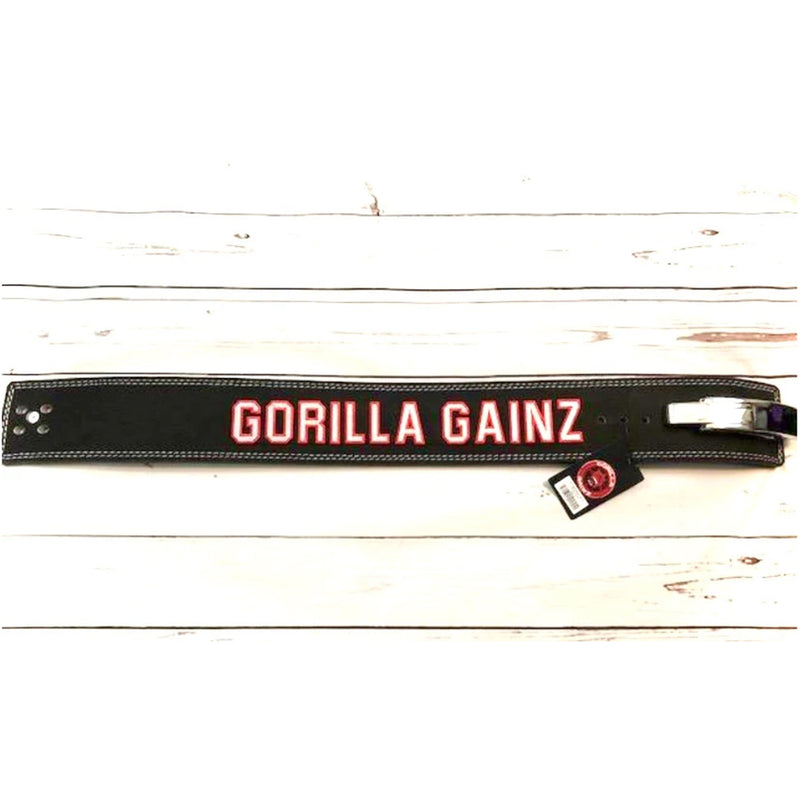 Lever Belt Red lettering