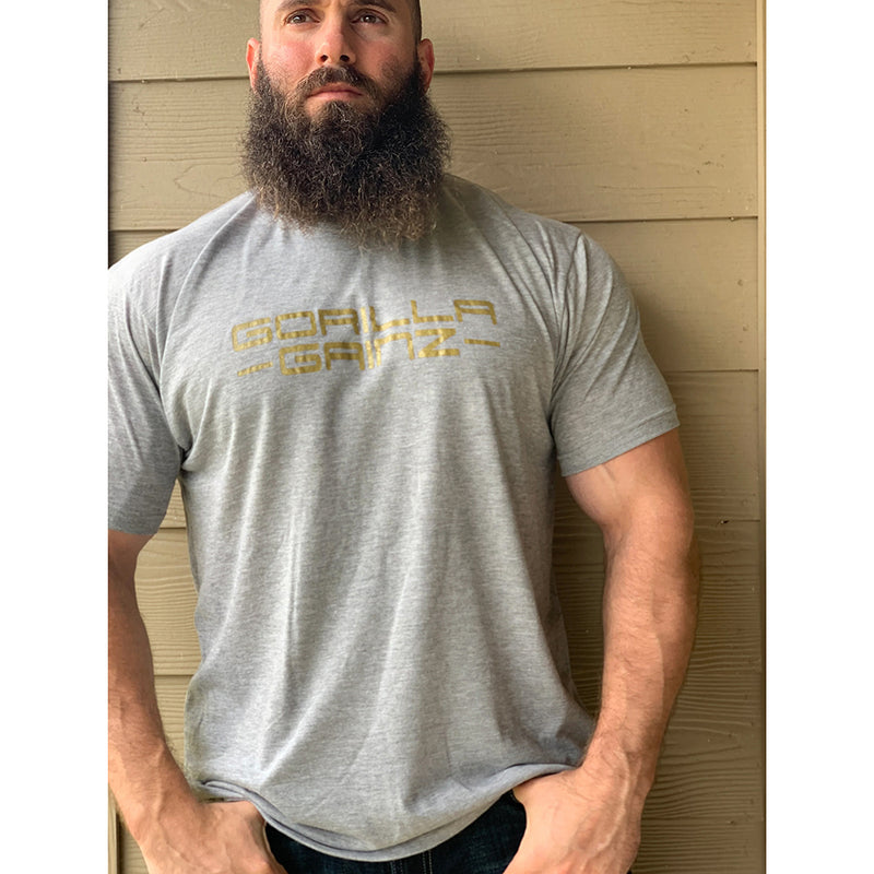 NoQuit T-Shirt from Gorilla GAINZ - Grey