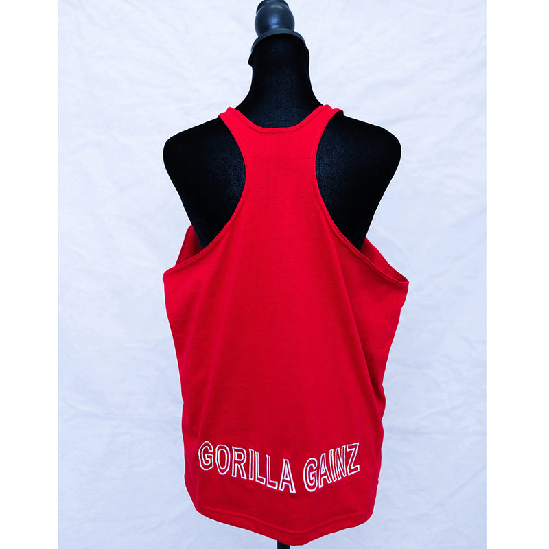 Stringers-Embroidered Logo on Back - Red