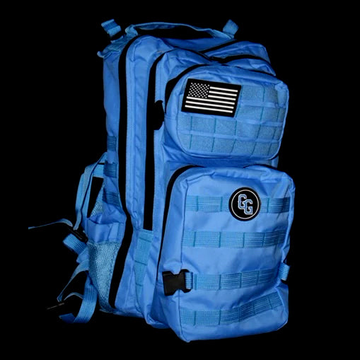 Gorilla GAINZ Performance Apparel Tactical Gym Backpack Blue