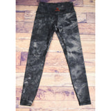 Tie Dyed Leggings black back