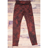 Tie Dyed Leggings red front