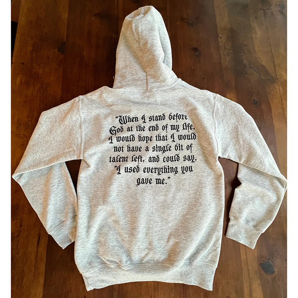 When I Stand Before God Pullover Hoodie Back