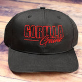 Gorilla Gainz Pro Twill Snapback Embroidered Black Hat 