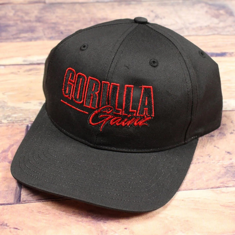 Gorilla Gainz Pro Twill Snapback Black Hat 